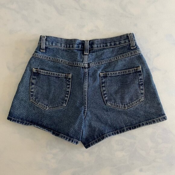 Vintage Nothing Side Stripe Medium Wash Denim Jean Shorts - Picture 2 of 6
